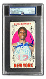 Dick Barnett Signed 1969/70 Topps #18 Knicks Rookie Card PSA/DNA