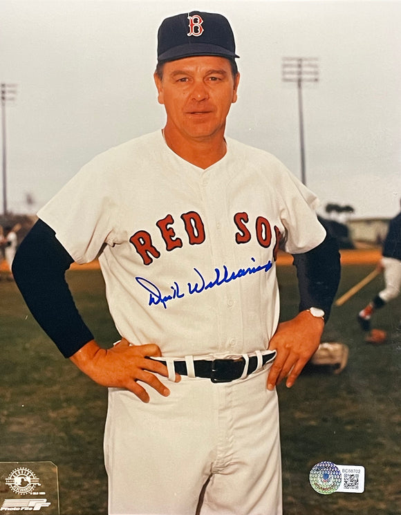 Dick Williams Signed 8x10 Boston Red Sox Photo BAS Sports Integrity