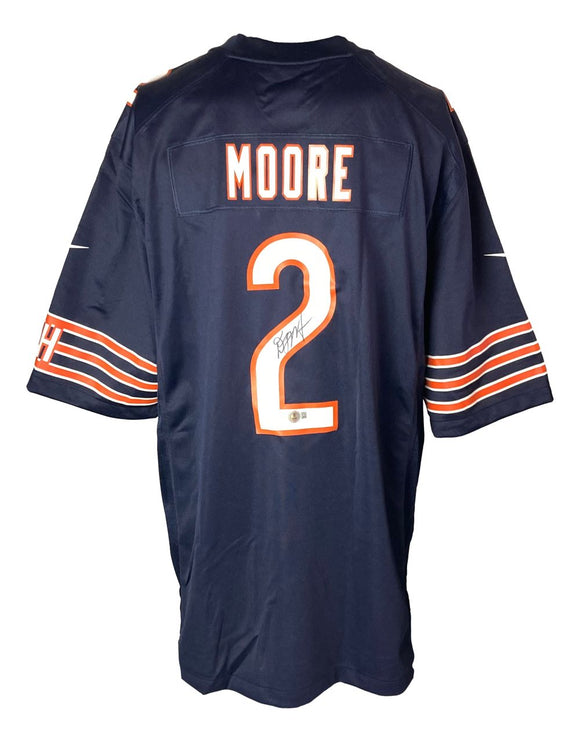 DJ Moore Signed Chicago Bears Nike Game Replica Jersey BAS