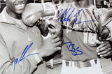 Mike Tyson Doc Gooden Darryl Strawberry Signed Framed 16x20 NY Mets Photo JSA