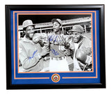 Mike Tyson Doc Gooden Darryl Strawberry Signed Framed 16x20 NY Mets Photo JSA