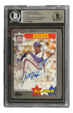 The Sports Integrity Doc Gooden Signed 2022 Topps #87ASA-DG New York Mets card (#48/50) is an ALL STAR edition with autograph, sealed in a BAS graded display case.