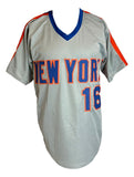 Dwight Doc Gooden New York Signed Gray Baseball Jersey JSA
