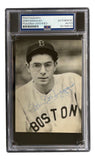 Dom DiMaggio Signed 4x6 Boston Red Sox Photo PSA/DNA