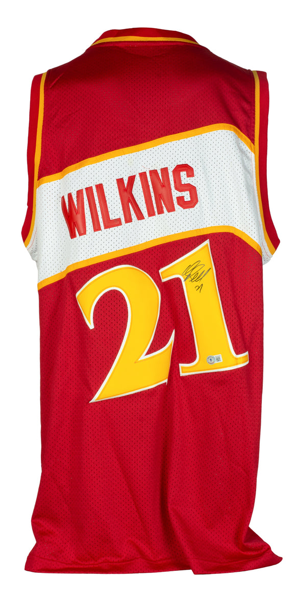 Dominique Wilkins Signed Atlanta Hawks Adidas Hardwood Classics Jersey BAS Sports Integrity