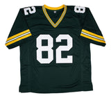 Don Beebe Green Bay Signed Green Football Jersey JSA QR Hologram