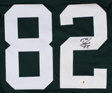 Don Beebe Green Bay Signed Green Football Jersey JSA QR Hologram