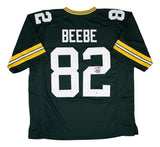 Don Beebe Green Bay Signed Green Football Jersey JSA QR Hologram