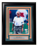 Coach Don Shula Signed Framed 8x10 Miami Dolphins Photo BAS