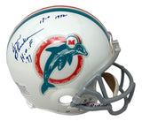 Don Shula Signed Dolphins FS Authentic Helmet HOF 97 17-0 1972 JSA Hologram