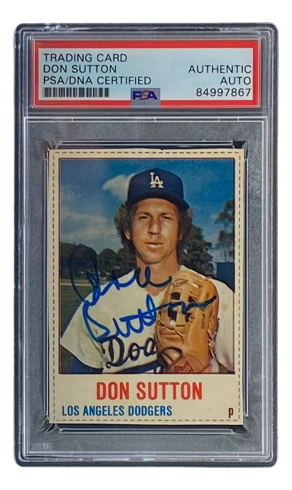 Don Sutton Signed Los Angeles Dodgers 1978 Hostess #70 Trading Card PSA/DNA Sports Integrity