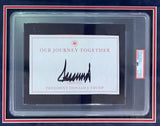 President Donald Trump Signed Framed Book Insert w/ 11x14 NRA Photo PSA