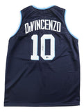 Donte DiVincenzo Villanova Signed Blue Basketball Jersey BAS