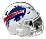 Doug Flutie Signed Buffalo Bills MIDI SpeedFlex Helmet BAS