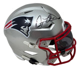 Doug Flutie Signed New England Patriots MIDI SpeedFlex Helmet BAS