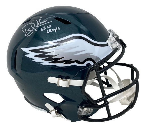 Coach Doug Pederson Signed Eagles Speed Replica Helmet SB LII Champs BAS