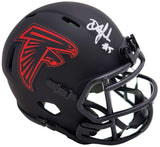 Drake London Signed Atlanta Falcons Eclipse Mini Speed Helmet BAS