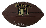 Drew Bledsoe New England Signed Wilson NFL Super Grip Football JSA QR
