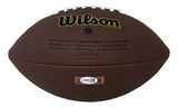 Drew Bledsoe New England Signed Wilson NFL Super Grip Football JSA QR