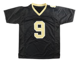 Drew Brees New Orleans Signed Black Football Jersey SB XLIV MVP BAS