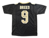 Drew Brees New Orleans Signed Black Football Jersey SB XLIV MVP BAS