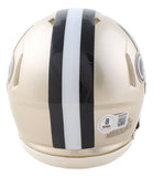 Drew Brees Signed New Orleans Saints Mini Speed Helmet HOF 26 BAS