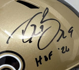 Drew Brees Signed New Orleans Saints Full Size Replica Speed Helmet HOF 26 BAS