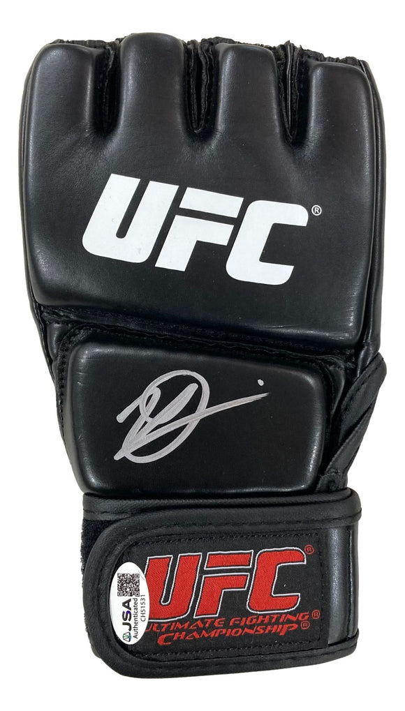 Dricus Du Plessis Signed UFC Fight Glove JSA QR