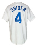 Duke Snider Signed Los Angeles Dodgers Majestic Baseball Jersey JSA Hologram