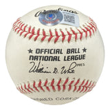 Duke Snider Dodgers Signed Official National League Baseball BAS BH080108