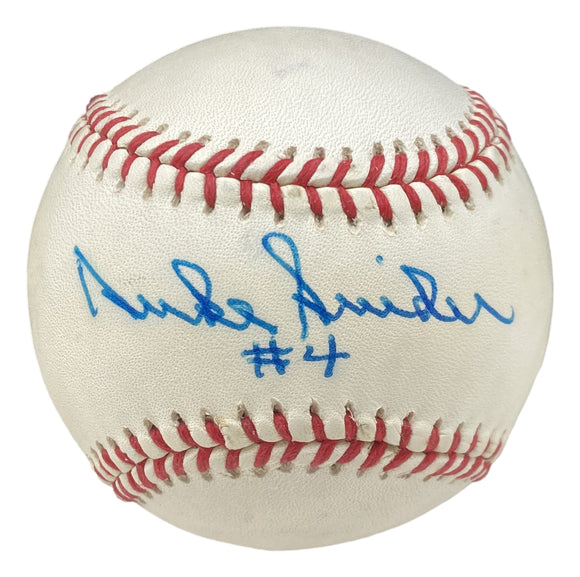 Duke Snider Dodgers Signed Official National League Baseball BAS BH080108