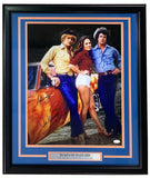 Schneider Wopat Bach Signed Framed 16x20 Dukes of Hazzard Photo JSA Hologram
