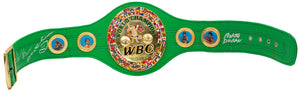 Duran Hearns Leonard Signed Full Size Replica Boxing Championship Belt BAS 070