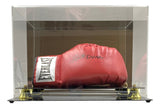 Roberto Duran Signed Red Everlast Right Hand Boxing Glove w/ Deluxe Case JSA ITP - Sports Integrity