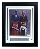 Kevin Durant Greg Oden Signed Framed 8x10 NBA Draft Night Photo BAS LOA Sports Integrity