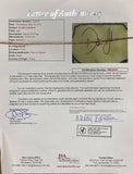 Dustin Johnson Signed Framed 2020 Masters Golf Flag JSA LOA