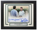 Dwier Brown Signed Framed 8x10 Field Of Dreams Photo Is This Heaven? PSA ITP