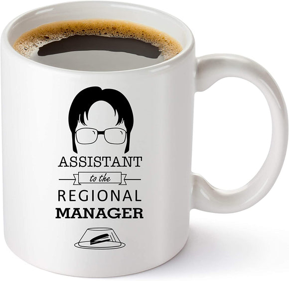 The Office Dwight Schrute Assistant To The Regional Manager Ceramic Coffee Mug Sports Integrity