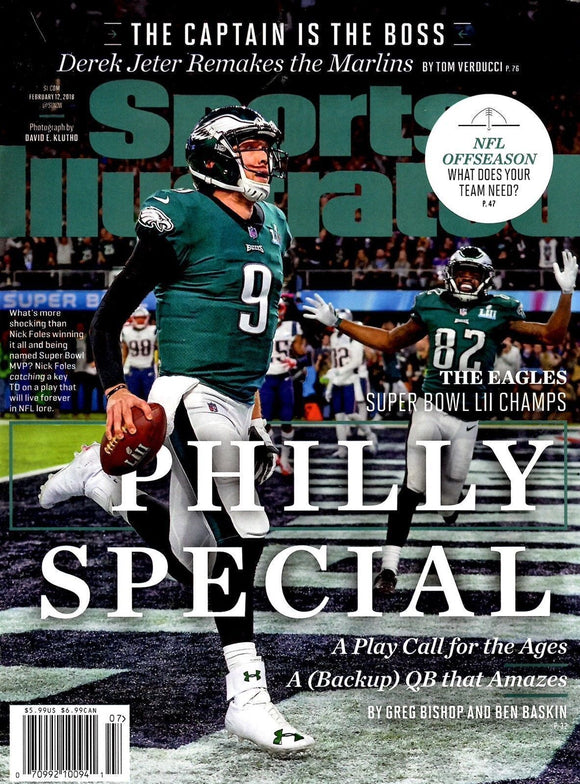 Philadelphia Eagles Super Bowl 52 Commemorative Sports Illustrated Magazine February 12 2018 Sports Integrity