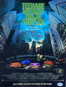 Kevin Eastman Signed 11x14 Teenage Mutant Ninja Turtles Movie Photo PSA/DNA ITP