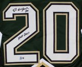 Ed Belfour Dallas Signed Green Hockey Jersey HOF 2011 BAS