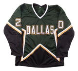 Ed Belfour Dallas Signed Green Hockey Jersey JSA QR