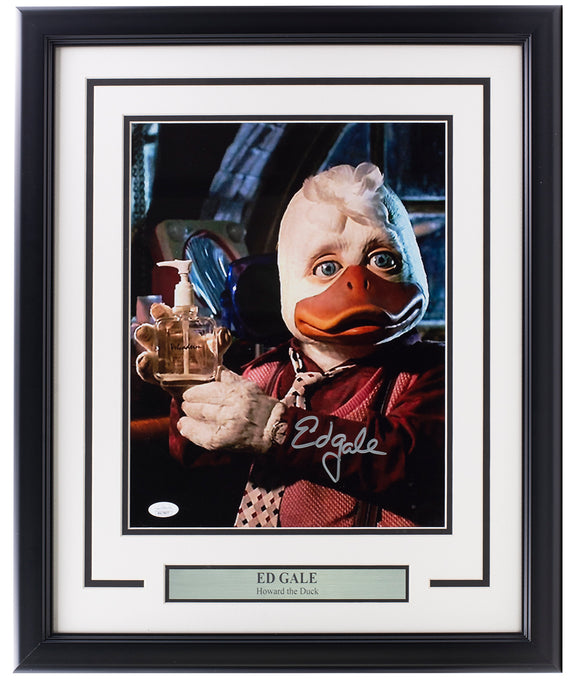 Ed Gale Signed Framed Howard The Duck 11x14 Photo JSA ITP