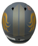 Ed McCaffrey Signed Denver Broncos Full Size Slate Replica Speed Helmet BAS