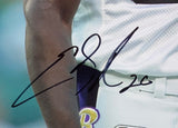 Ed Reed Signed Framed 11x14 Baltimore Ravens Photo BAS BD59716