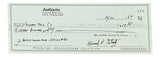 Ed Stanky St. Louis Cardinals Signed Personal Bank Check #453 BAS Sports Integrity