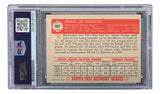 Eddie Mathews Signed Reprint 1952 Topps #407 Braves Trading Card PSA/DNA Sports Integrity