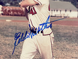 Eddie Mathews Signed Milwaukee Braves 8x10 Baseball Photo BAS