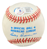 Eddie Mathews Braves Signed Official American League Baseball BAS BH079991