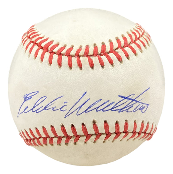 Eddie Mathews Braves Signed Official American League Baseball BAS BH079991 Sports Integrity